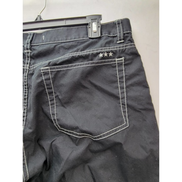 John Varvatos Mens Black Light Weight Slim Fit Button Fly Jeans, Sz 38R - Picture 7 of 9